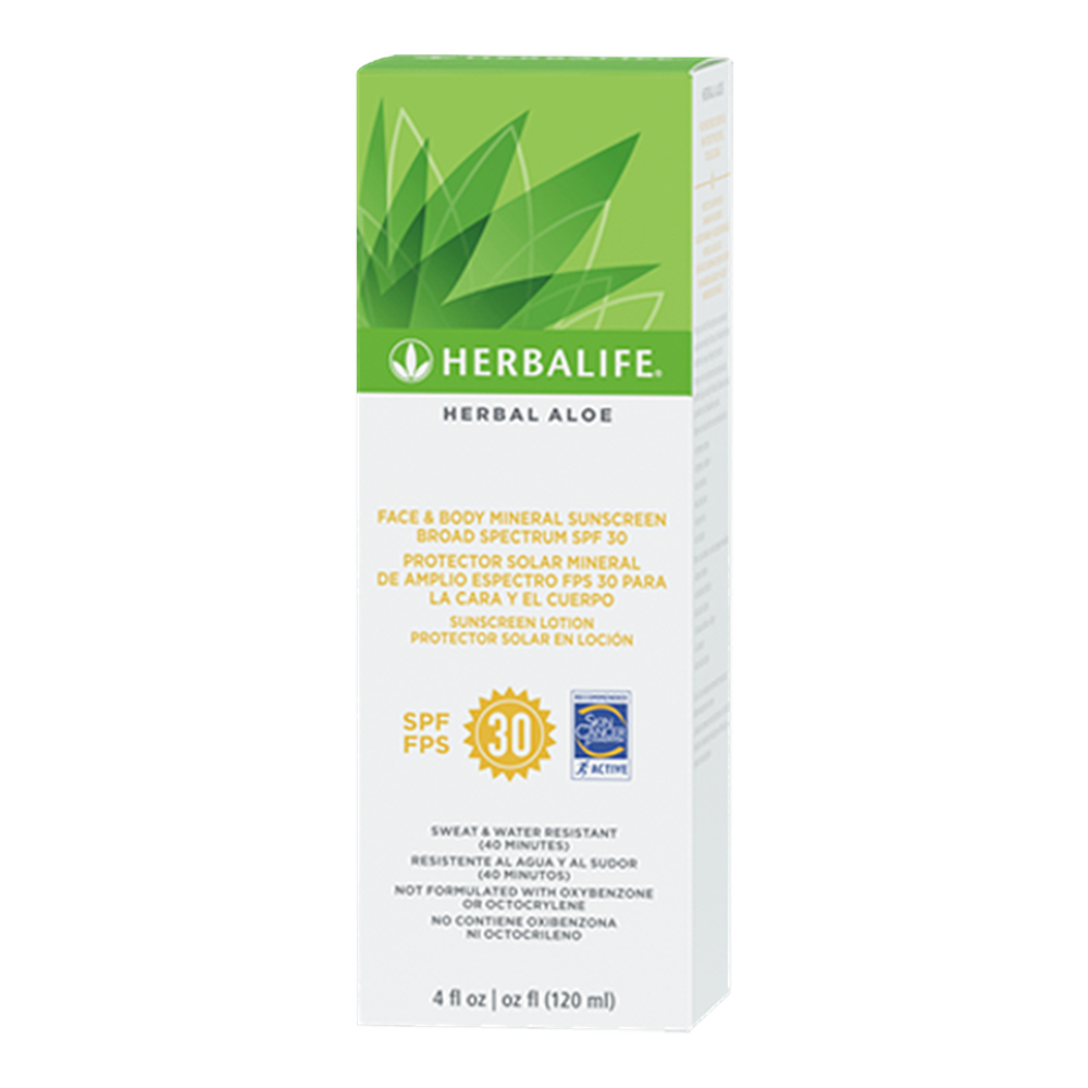 Herbal Aloe Face & Body Mineral Sunscreen Broad Spectrum SPF 30